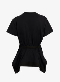 Structured T-shirt - Black