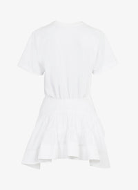 T-shirt long structuré - Blanc