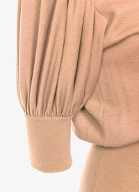 Wool short sleeves jumper - Powder