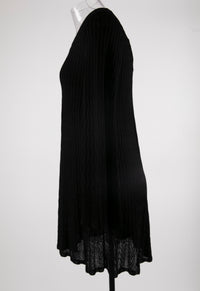 Long-sleeved volubilis print tunic - Black