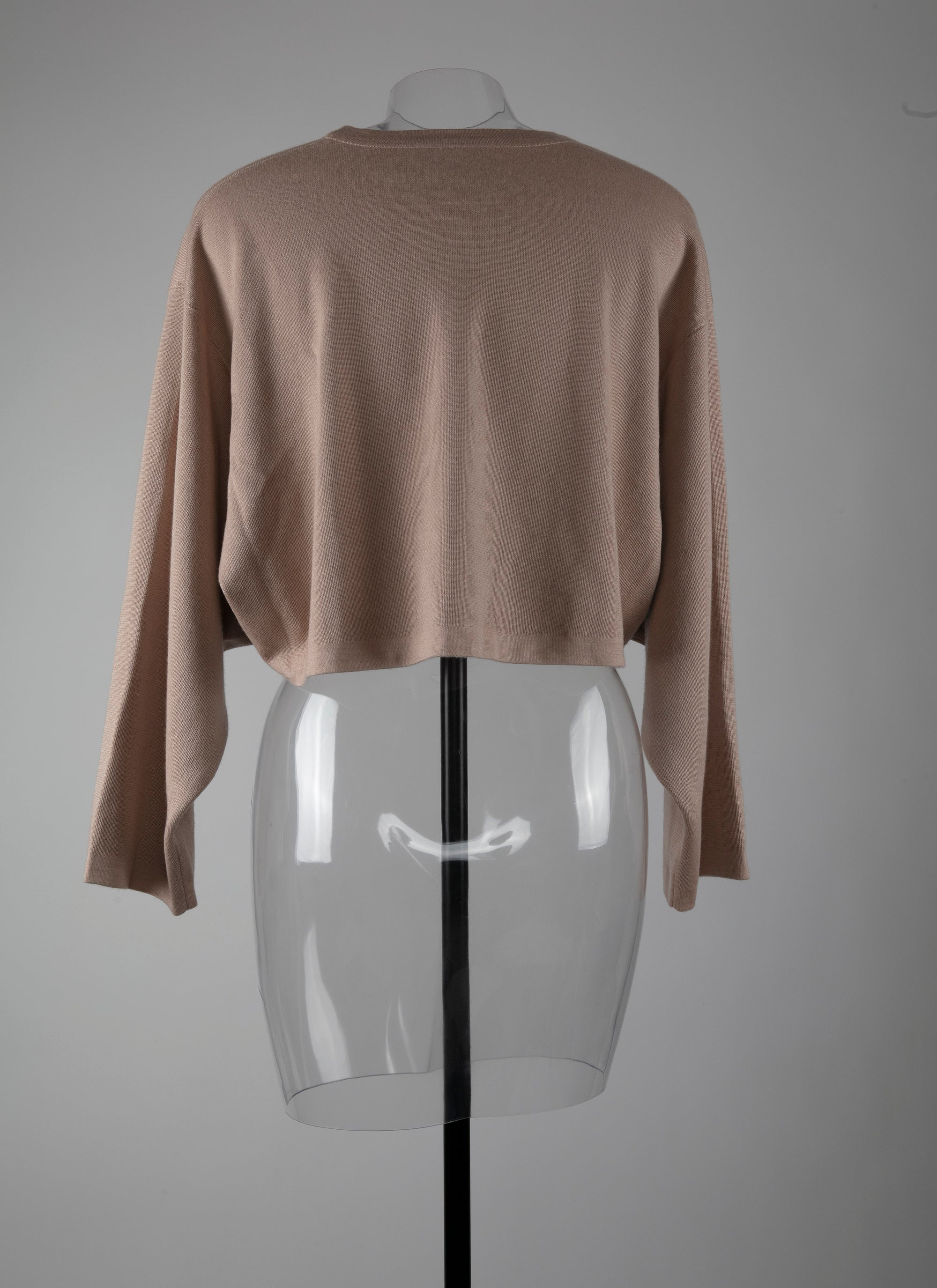 Cashmere and silk knitted jumper - Sand