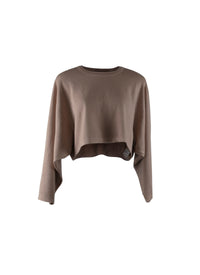 Cashmere and silk knitted jumper - Sand
