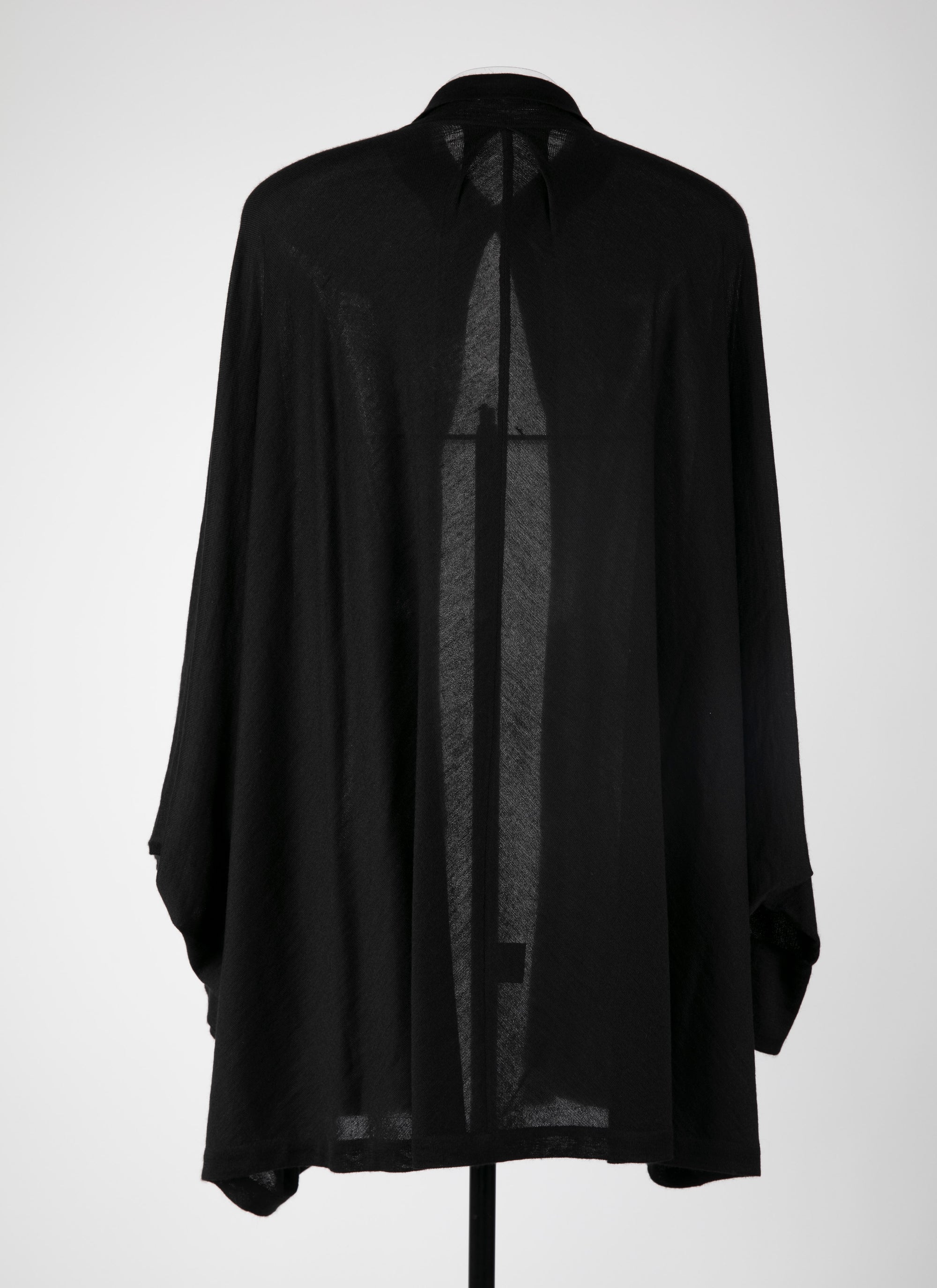 Chemise large en cachemire - Noir