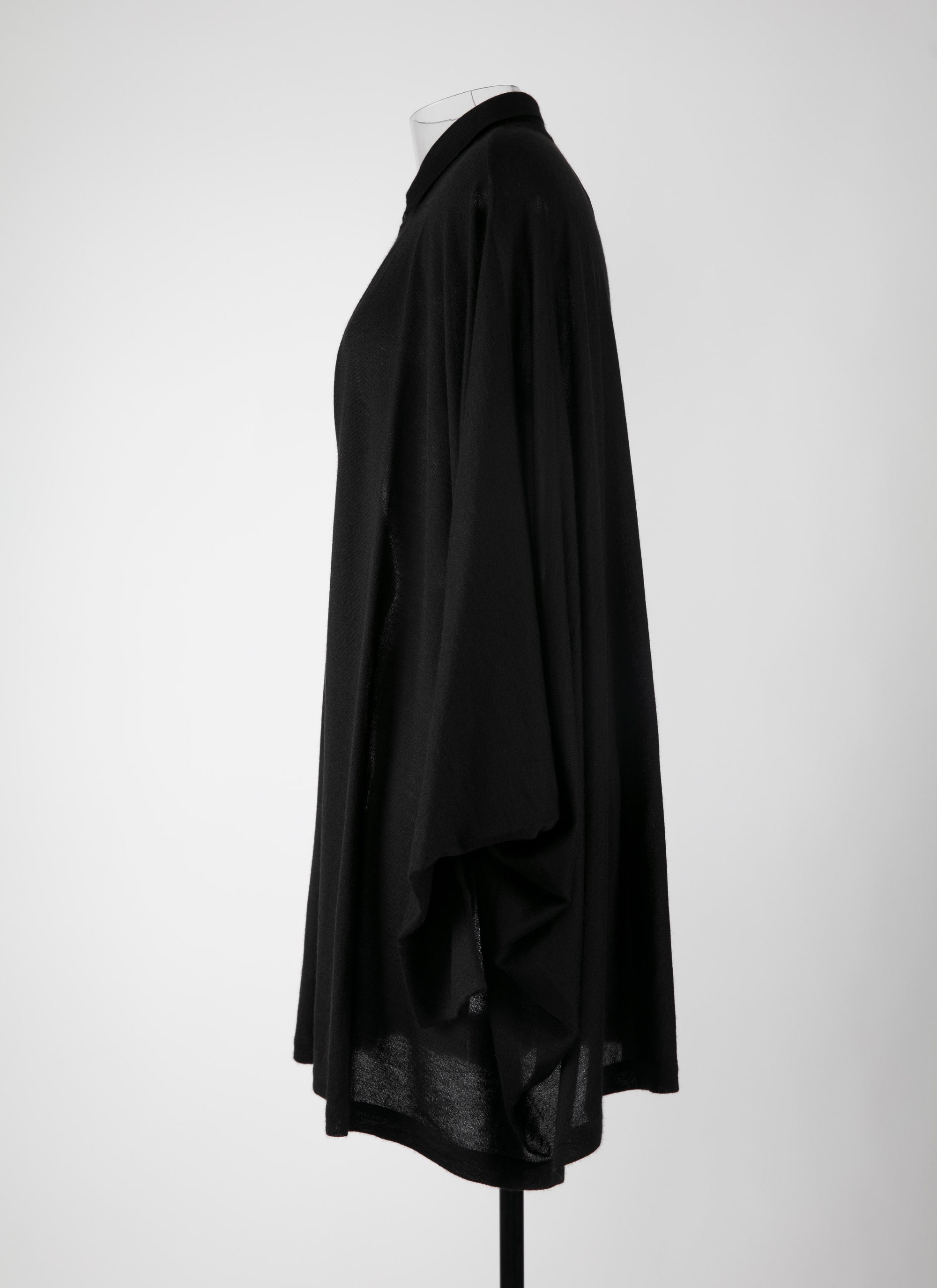 Chemise large en cachemire - Noir