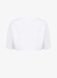 Pull court en maille - Blanc
