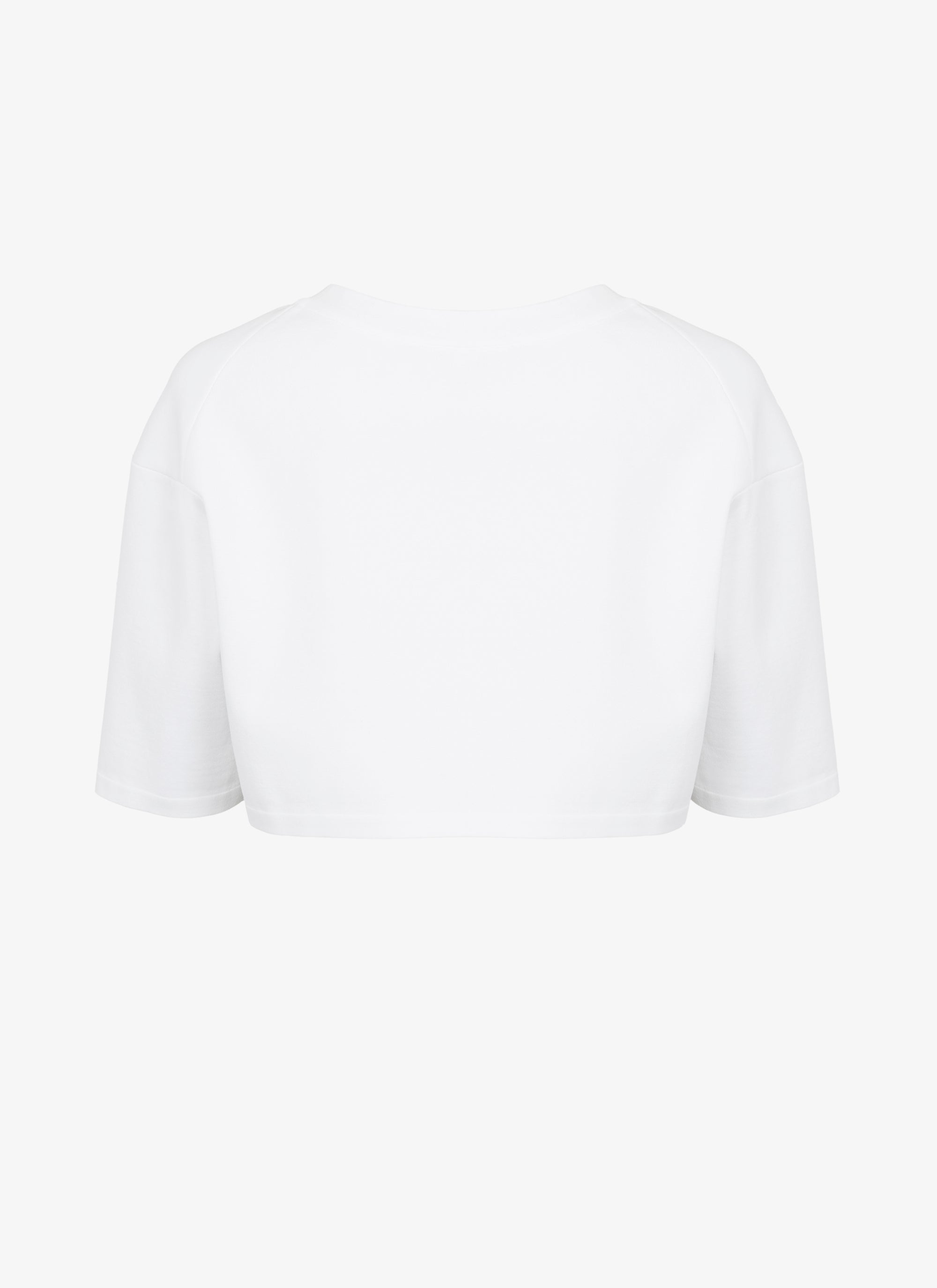 Pull court en maille - Blanc