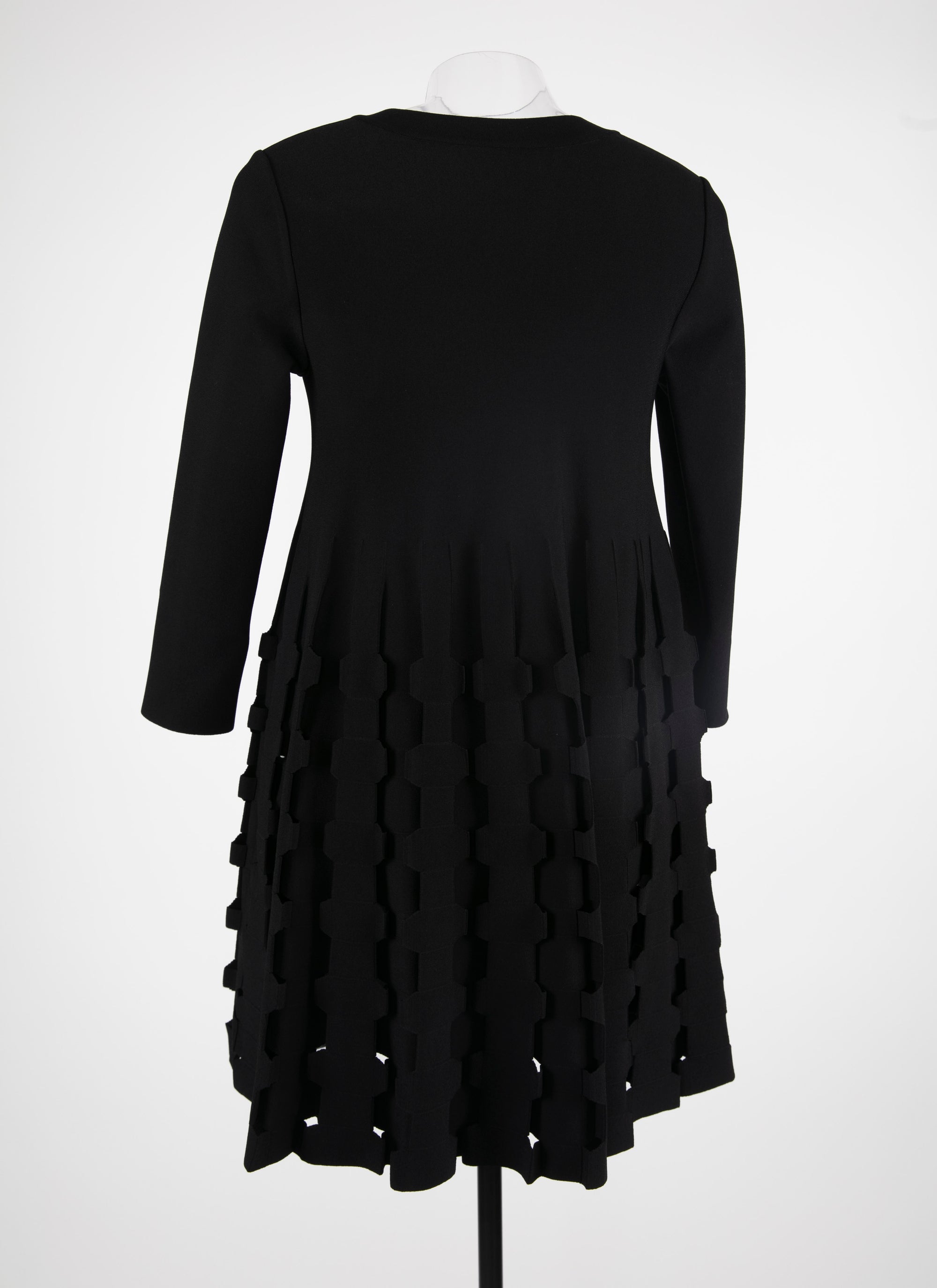 3/4 sleeve v-neck tunic - Black