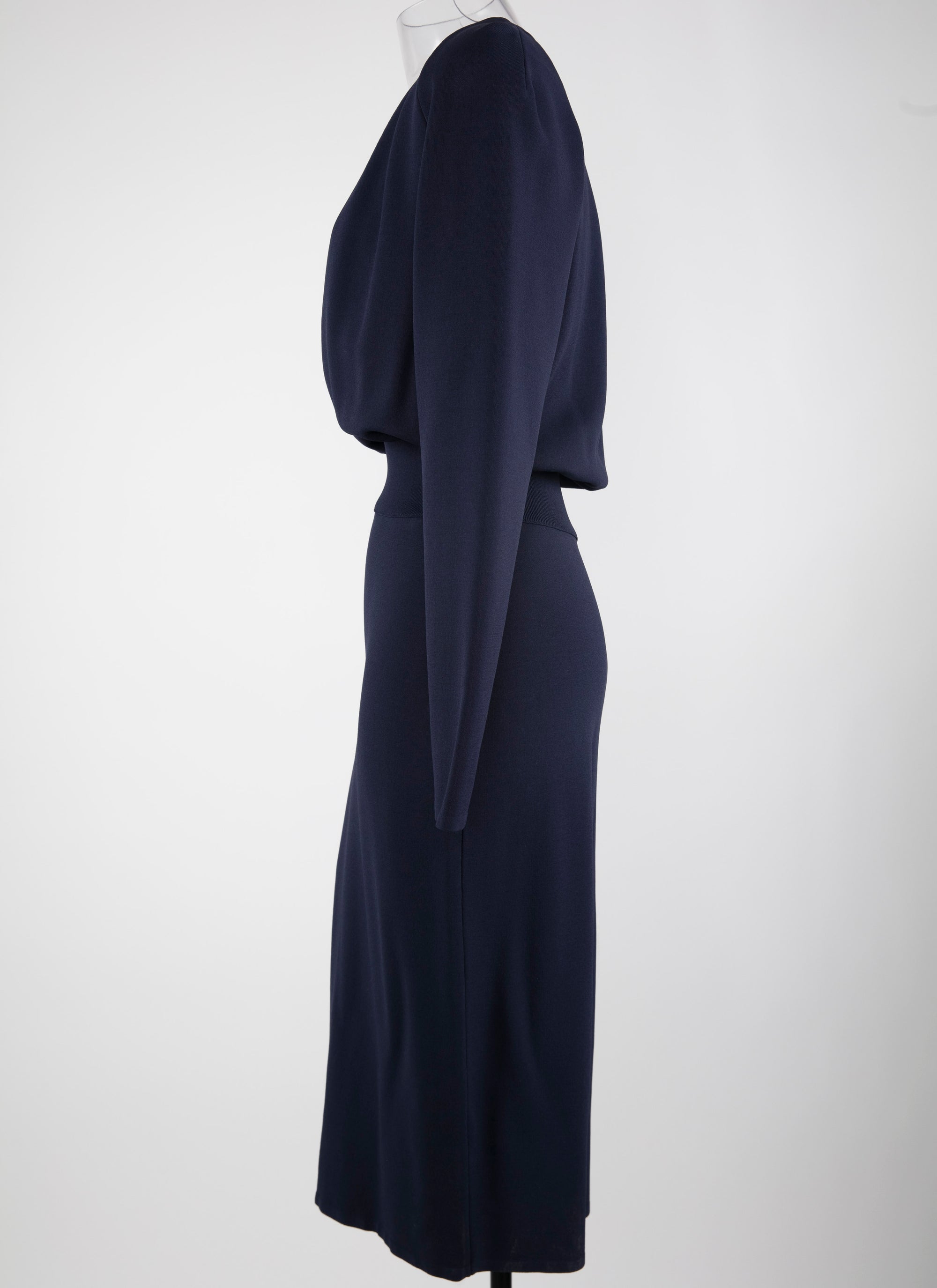 Robe crayon édition 1988 à manches longues - Nuit