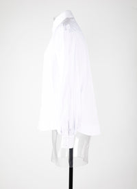 Puff sleeve shirt - White
