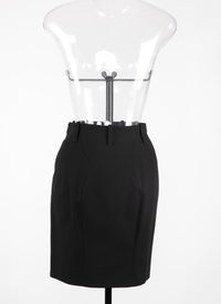 Jupe en toile - Noir