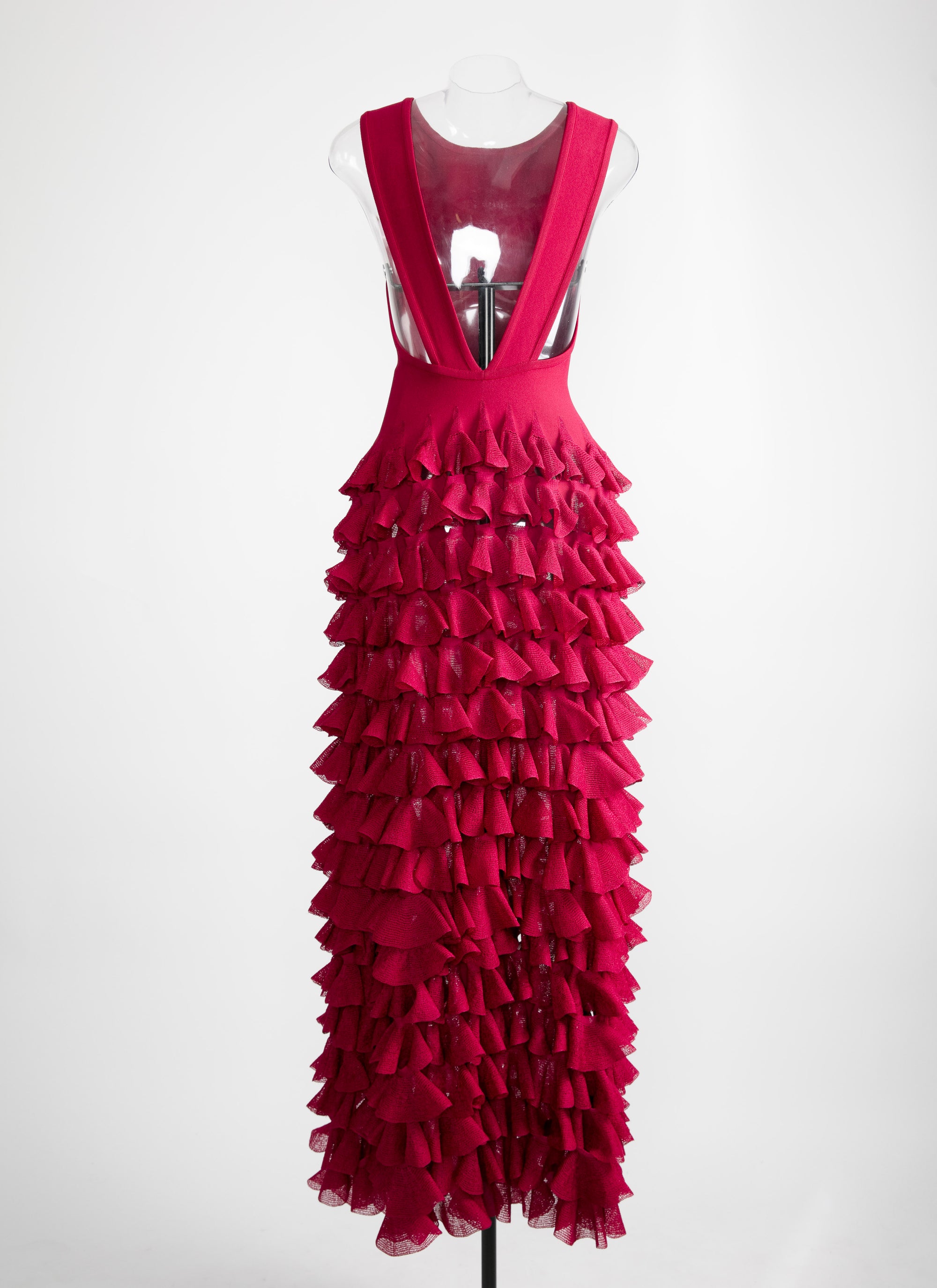 Robe sans manches Habanera en maille - Magenta