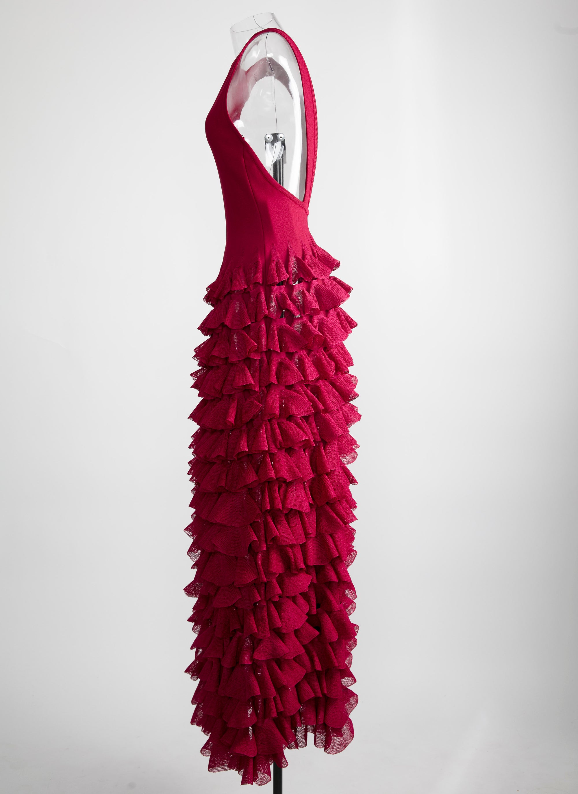 Robe sans manches Habanera en maille - Magenta