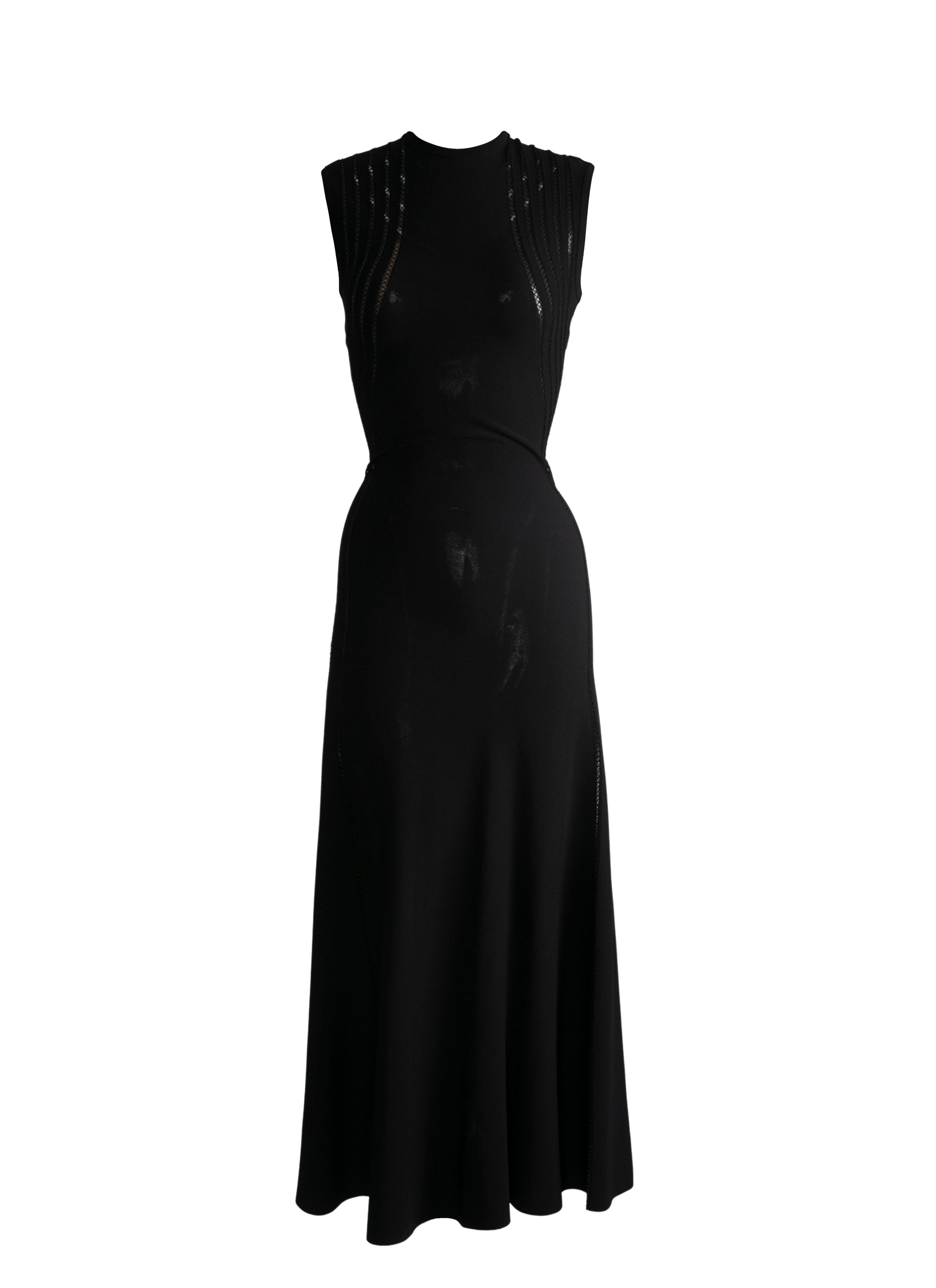 Robe longue fluide - Noir