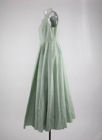 Robe longue sans manches - Celadon