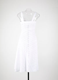 Robe sans manches Psyche - Blanc