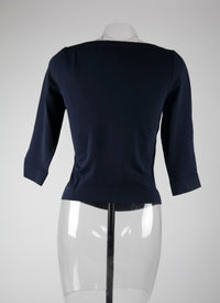 3/4 sleeve knitted jumper - Night