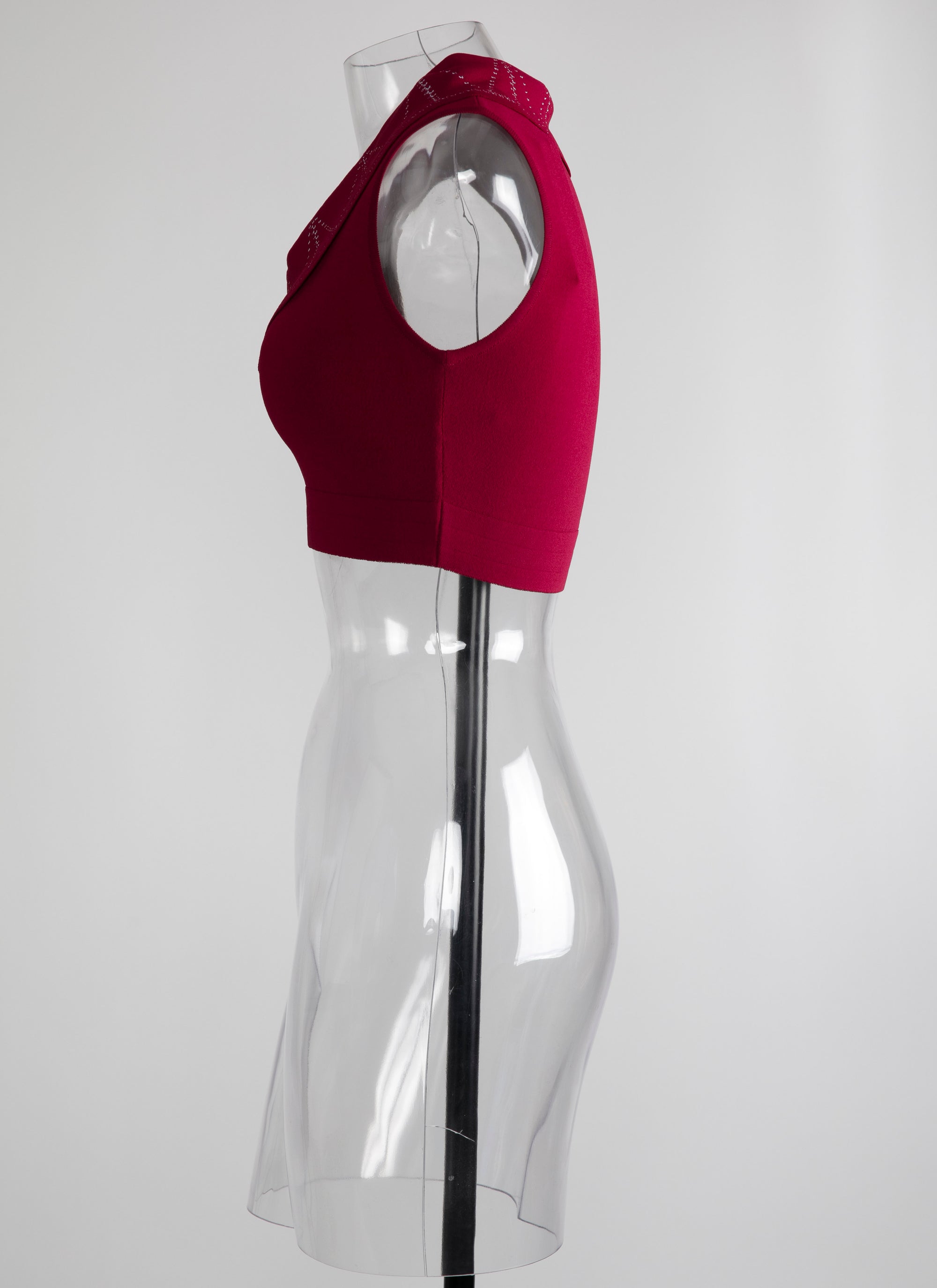 Top sans manches Delphes - Magenta