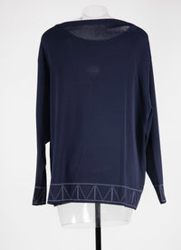 Pull Delphes en maille - Nuit